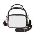 thumbnail image 2 of fenteer Clear Crossbody Bag, Crossbody Bag, Tote Bag, Detachable Strap, Stadium Approved Black, 2 of 8