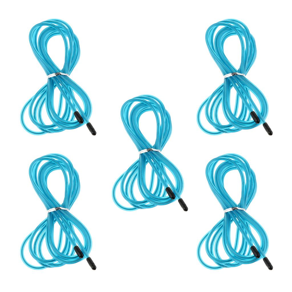 Axioma 5 Count Speed ​​Jump Rope Replacement Cable Lightweight Replacement Cables 5 Blue