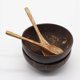 thumbnail image 5 of Cuchara De Madera De Coco Natural Cubiertos De Madera De Palma De Coco Para Restaurante De Cocina Minnieouse HA020176-00, 5 of 5