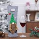 thumbnail image 1 of Funda para Botella de Vino Navideña, Bonita Bolsa Decorativa para Botella de Vino Tinto, Decoración para Mesa de Comedor Navideña., 1 of 6