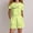 Light Green, variant on RTKFRFLM Girls 2-Piece Summer Sporty Set Fashionable Letter Print Short Sleeve Tee and Matching Shorts Outfit Trendy Athletic Tracksuit and Playwear for Big Girls and Ages 4-14 Years Old