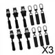 thumbnail image 1 of Kit de reparación de cremalleras,Kit de reparación de cremalleras de metal Extractor de cremalleras de mochila,Repuesto universal de reparación instantánea de cremalleras,Tirador de, 1 of 8