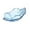 Blue, variant on Mikinona Blue Plastic Crystal Fruit Plate with Design Wave Edge Snack Nut Dish and Candy Holder Salad Bowl for Home Use