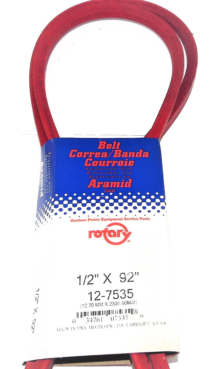 7535/4L920 Rotary Belt (1/2"X92") Compatible With CRAFTSMAN 106381X