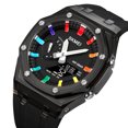 thumbnail image 2 of SKMEI Model 2100 Digital Watch with Dual Core Dual Display, 50M Waterproof, LED Backlight, World Time, 5 Daily Alarms, Hourly Chime, Stopwatch, Countdown Timer, Date/Week/Month Display, 12/24H Format, 2 of 6