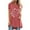 Pink, variant on SMihono Womens Tops Summer Dressy Casual Women Fashion Casual Printing Shirts Short Sleeve Loose Tee Tops Tunic Blouse Oversize T-shirt for women 2023