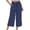 Navy, variant on Women's Pants High Waisted Trousers Baggy Pant Capri Pants Womens Pants Casual Comfy Clothes Trendy Womens Clothes