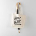 thumbnail image 5 of CafePress - She Has No Idea Tote Bag - Unisex Canvas Tote Bag, Beige, 1-Piece, 5 of 7