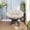 Beige, variant on S-HOME Modern Ergonomic Brown Wicker Papasan Chair with Cushion, 360° Swivel Design for Living Room or Outdoor Use, Beige