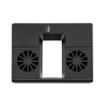 thumbnail image 1 of Ventilador Ventilador de refrigeración para consola de juegos con 2 ventiladores de refrigeración de alta velocidad Interruptor táctil Interfaz USB Bajo nivel de ruido Compatible con Xbox Series X Eccomum Ventilador, 1 of 6