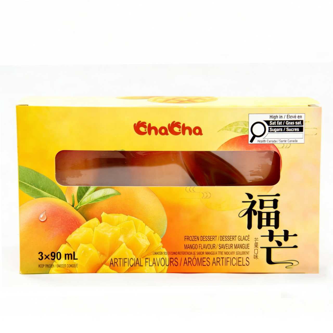 Dessert glacé ChaCha saveur mangue
