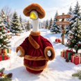 thumbnail image 2 of Winter Poetry Upgrade Christmas Red Velvet Dress Outfit Set for 23in Geese, Elegant Holiday Porch Goose Costume with Hat, 2 of 2