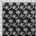 thumbnail image 4 of oneOone Polyester Spandex Black Fabric Florals Craft Projects Decor Fabric Printed By The Yard 56 Inch Wide, 4 of 4