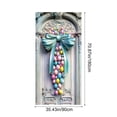 thumbnail image 3 of Easter Egg Door Banner with Bow Garland for Outdoor Holiday Decor and Spring Party Entryway, 3 of 6