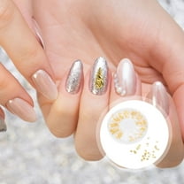 Uonlytech Colorful 5D Embossed Ocean Shell Nail Art Stickers 2pcs Summer Decals for Women DIY Nail Salons