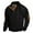 Black, variant on Men's Vintage Cable Knit Sweater Jacket Warm, Stylish, and Comfortable with Suede Elbow Patches