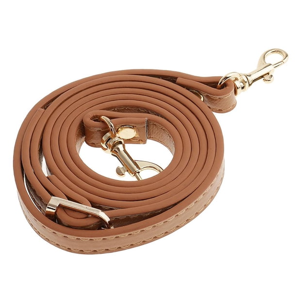 Correa de cuero PU ajustable bolsa de hombro bolso de mano cinturón bolsa Caqui