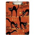 thumbnail image 1 of FMSHPON Halloween Black Cute Cat Boo Clipboard Hardboard Wood Nursing Clip Board and Pull for Standard A4 Letter 13x9 inches, 1 of 5