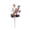 A005- Clear (Style F), variant on 20 Inch Spooky Halloween Decorations, Spooky Halloween Floral Pick with Skeleton Hand, and Pink Pumpkin, Indoor Halloween Table Decor for Halloween Party, 1 Pack