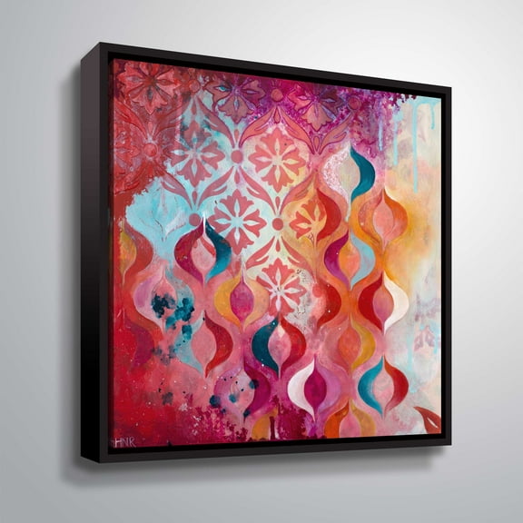 Artwall Sweet hot, Gallery Wrapped Floater-framed Canvas by Heather noel Robinson