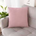 thumbnail image 4 of Throw Pillow Covers 26x26 - Decorative Pillows for Couch Set of 2 Rustic Linen Striped Cushion Cover Soft Large Pillowcase for Bedding Decor, Sofa, Outdoor Farmhouse Home Fall Colored Red, 4 of 6