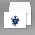 thumbnail image 2 of Monogram Note Card Stationery Set, Size 4.6 X 6 with Matching A6 Envelopes 100 Lb. Heavyweight- Pack of 50 (Letter H), 2 of 2