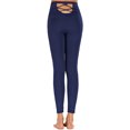 thumbnail image 5 of Woman High Waist Textured Butt Lifting Leggings Women's Plus Size Tall Stretch Legging, 5 of 6
