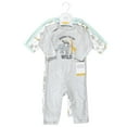 thumbnail image 2 of Hudson Baby Unisex Baby Cotton Coveralls, Little Monkey, 12-18 Months, 2 of 5
