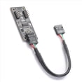 thumbnail image 3 of 5X Hub USB Divisor USB USB2.0 de 9 Pines A Adaptador de Concentrador Doble de 9 Pines Placa Base Vertical Conector USB de 9 Pines Cable de Extensión 1 A 2, 3 of 7