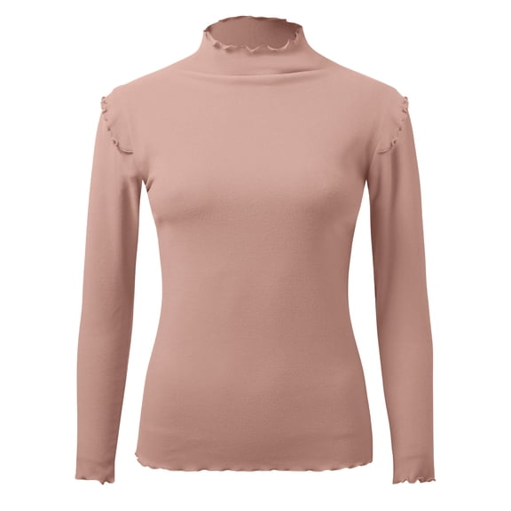Winter clothing for women Winter Tops For Women Crew Neck Lined Thermal Thermal Underwear Slim Tops Long Sleeve Thermal Shirts