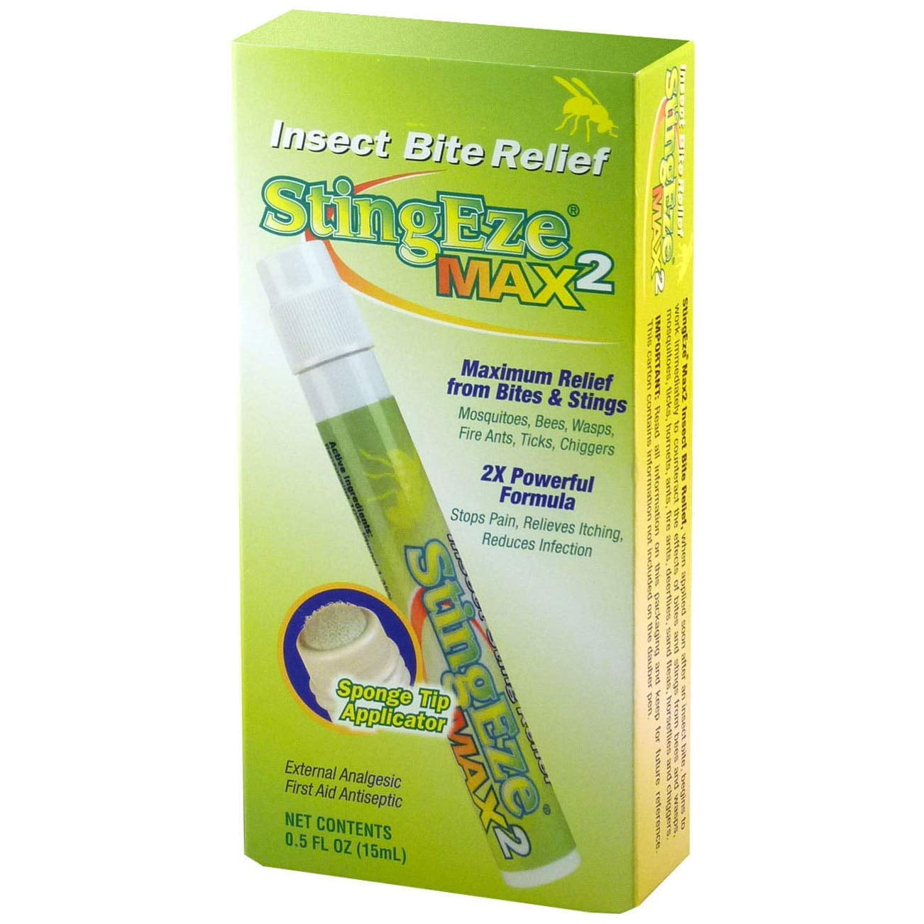 Max 2 Insect Bite Relief, Provides instant sting relief from mosquito