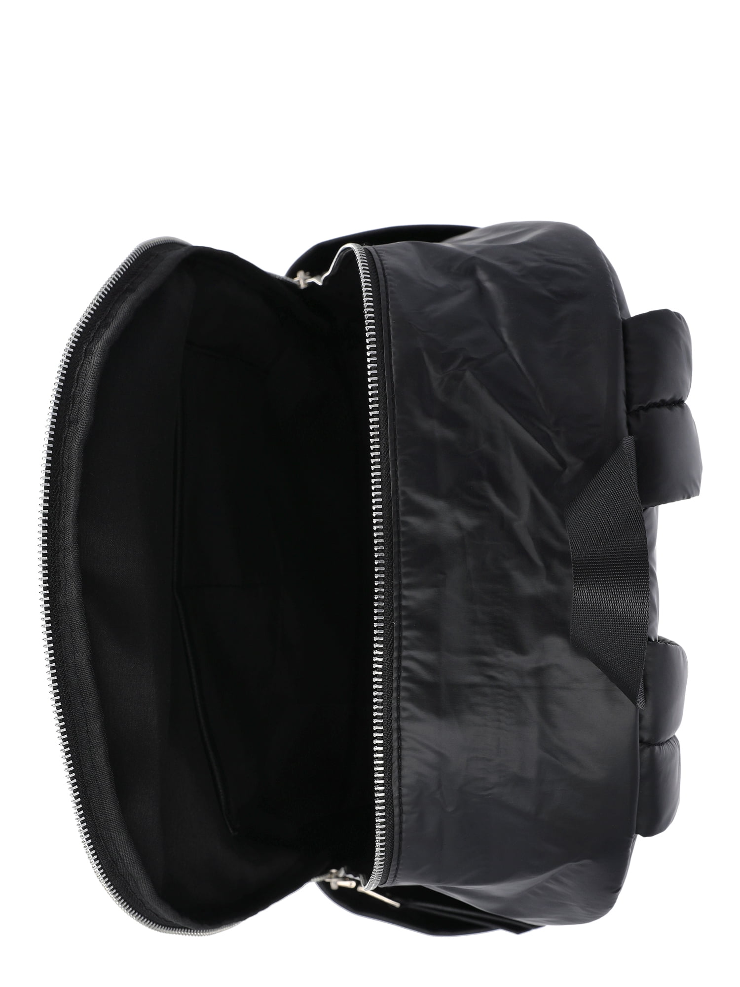 Madden NYC Women's Multi Pocket 17" Dome Backpack, Puffy Black