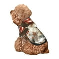thumbnail image 5 of Qekee Cartoon Scottish Duck Print Pet Dog Hoodies Dog Clothes for Small Dogs Vest ,Clothes Warm Coat Autumn Puppy Outfits Cats Dogs Clothing-Large, 5 of 7