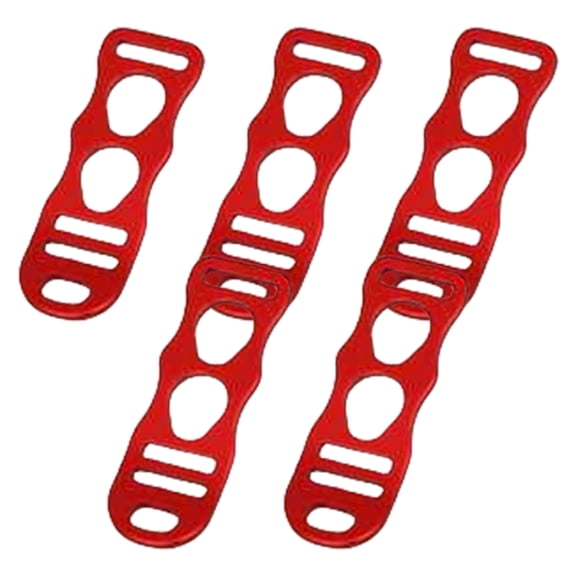 5pcs Light Tent Footing Clip Durability Aluminum Camping Tent Feet Clamps for Hiking and Backpacking