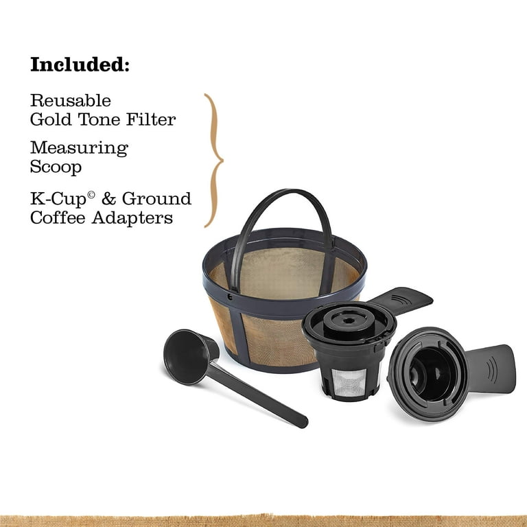 Brim - Triple Brew 12-Cup Coffee Maker - Stainless Steel/Black