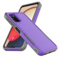 thumbnail image 6 of Samsung Galaxy A03S Case ,Sturdy Phone Case for Galaxy A03S 2021 5G 6.5 inch ,Tekcoo Shockproof Protection Heavy Duty Armor Hard Plastic & Rubber Rugged Bumper 2-in-1 Case Cover -Purple, 6 of 7