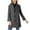 Dark Gray, variant on Women's Fashion Double Buckle Woolen Jacket Pockets Lapel Solid Color Coat