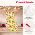 thumbnail image 4 of KLL European-style Pattern Sunflower for 18" Christmas Stocking Snowman Xmas Stocking Holiday Christmas Decoration Gifts for Family Kids, 4 of 8