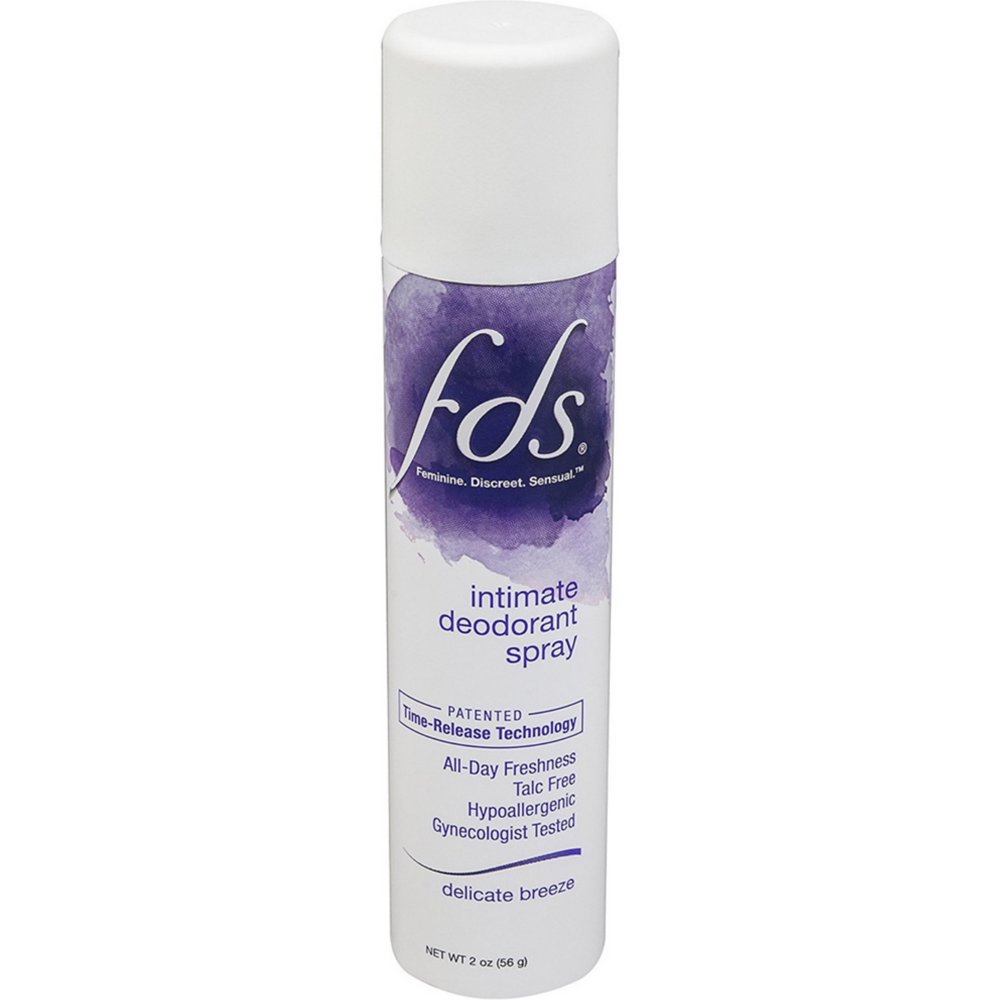 2 Pack FDS Feminine Deodorant Spray, Delicate Breeze 2 oz Walmart