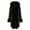 Black, variant on Babysbule Winter Coats for Women Women Autunm And Winter Solid Jacket Long Sleeve Outwear Zipper Cardigan With Detachable Wool Collar Hooded Keep Warm Coat Tops Tops
