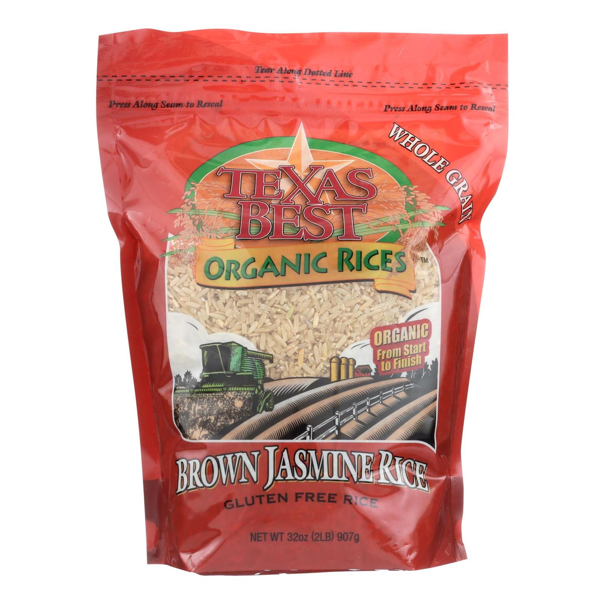 Texas Best Organic Brown Jasmine Rice, 32 OZ