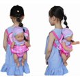 thumbnail image 4 of Baby Doll Carrier Backpack Doll Accessories Front and Back Carrier, 4 of 5
