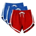 thumbnail image 2 of yillto 3 Pack Women Sport Shorts Yoga Running Workout Lounge Shorts Summer Athletic Pant with Pockets, 2 of 7