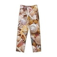 thumbnail image 4 of Disketp Colorful Seashells Men'S Pajama Pants - Ultra Soft Fleece Sleep And Lounge Pants (Size: S-Xxl), 4 of 9