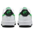 thumbnail image 4 of Nike Air Force 1 Big Kids' Shoes Color: White/Black/Green Strike Size: 6.5Y, 4 of 5