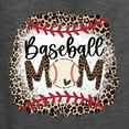 thumbnail image 2 of Baseball Mom Jaguar Print Sports Mens Long Sleeve Shirt, Heather Black, 3X-Large, 2 of 4