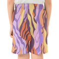 thumbnail image 3 of Tiger Stripe Pattern Athletic Shorts Breathable with Comfort Fit Drawstring Casual Sweatshorts Medium, 3 of 9