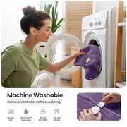 RENPHO 24x37 Shoulder Heating Pad for Back Pain Relief, Electric Large Heating Pad for Neck & Wrap with 6 Heat Settings & Auto Shut-Off, Birthday Gifts for Women Men, Purple