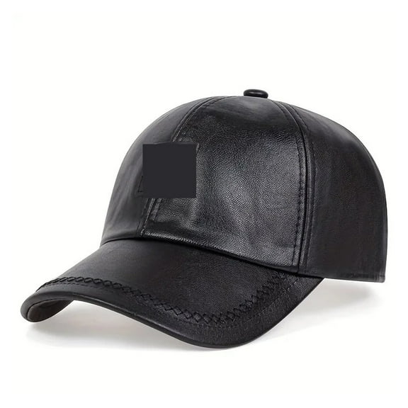 Spring Autumn Winter Warm Leather Baseball Cap Hip Hop Hat Fashion Men Women Sports Casual Caps Dad Hats Adjustable