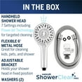 thumbnail image 4 of Waterpik ShowerClean PRO Handheld Shower with PowerPulse Massage, Chrome, QCW-763ME, 4 of 15